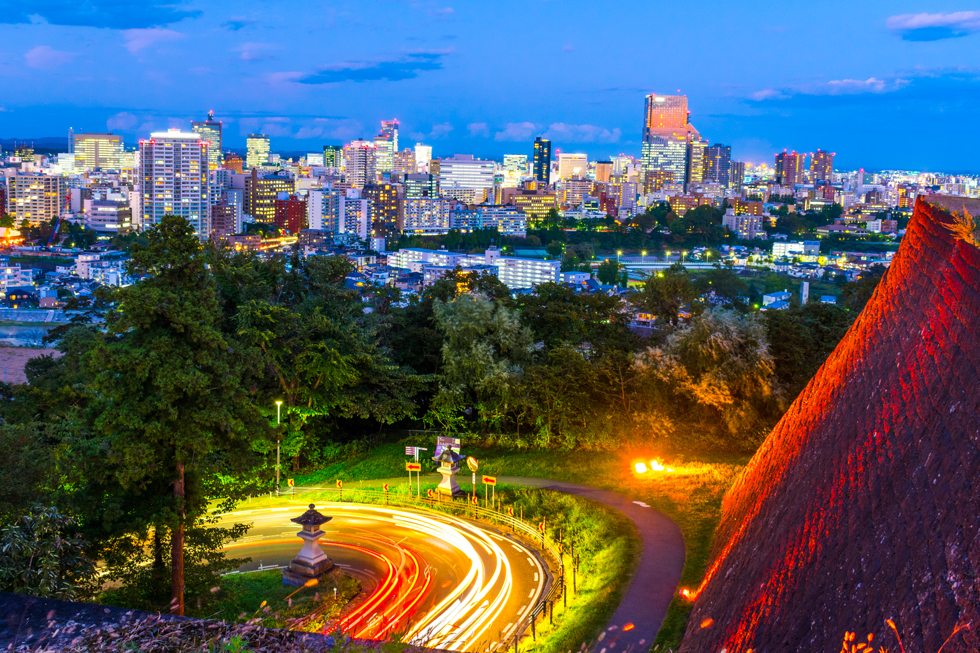 仙台の夜景スポットといえば青葉城 青葉城からの夜景をご紹介 バスにっき