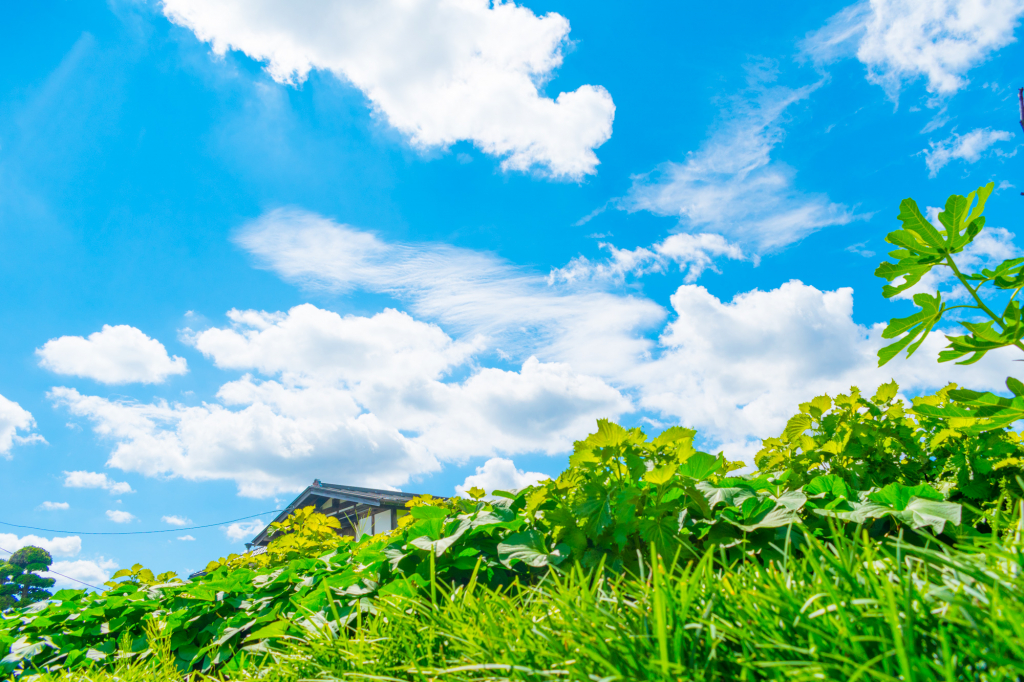 Kumagane, landscape of definition Blue sky