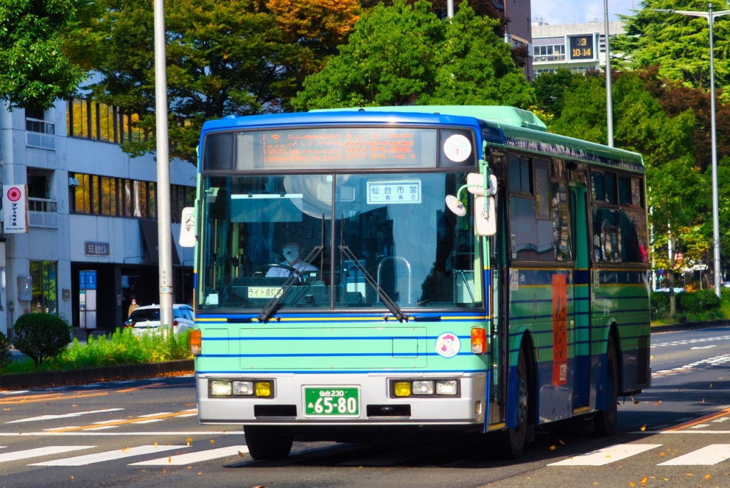 仙台市営バス 仙台230あ6580 KC-LV280N いすゞ キュービック