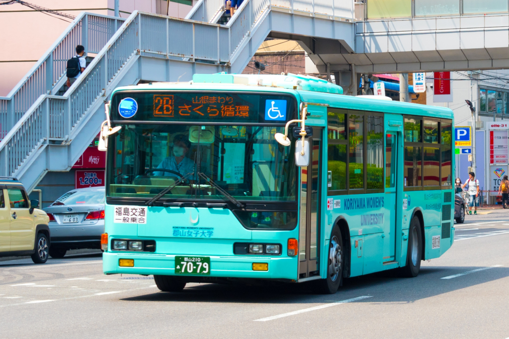 福島交通のバスの写真 郡山210あ7079 三菱ふそう エアロスター