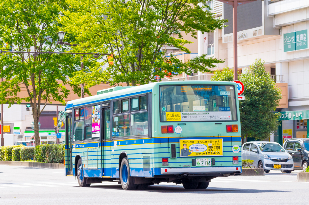 仙台230あ204(仙台市営バス いすゞ キュービック KC-LV280N)