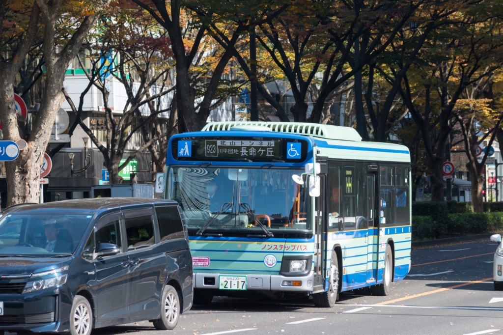 仙台市営バス いすゞエルガ 仙台230あ2117