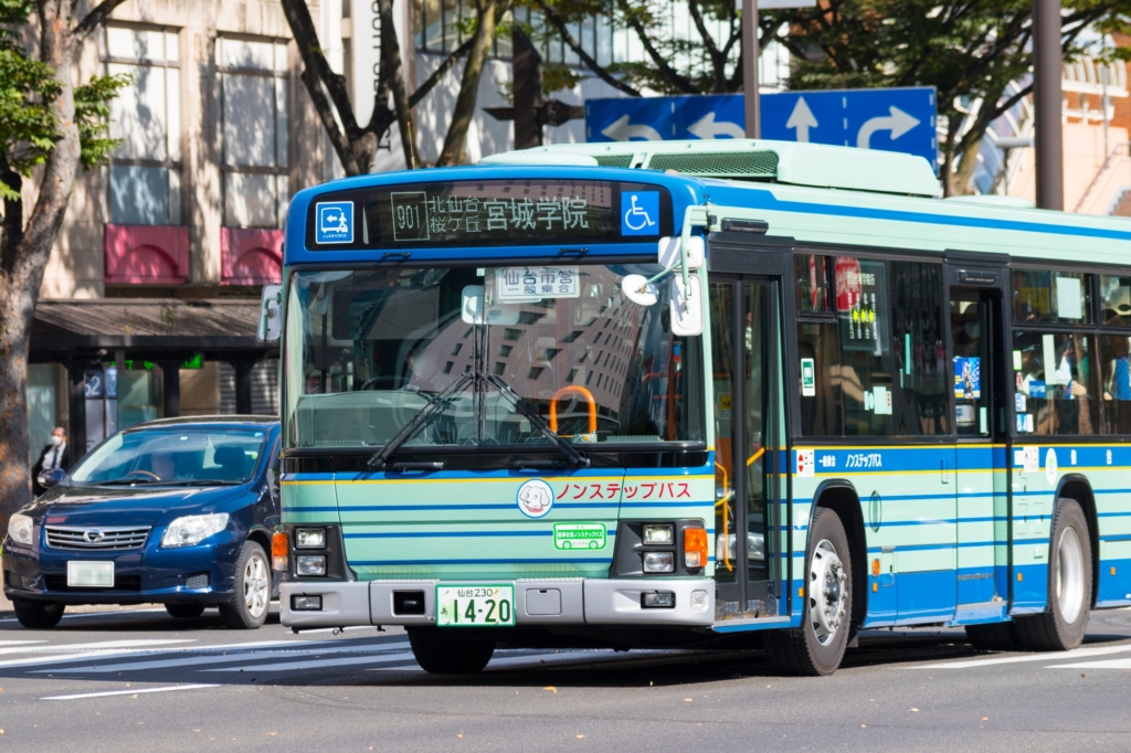 仙台市営バス いすゞエルガ 仙台230あ1420