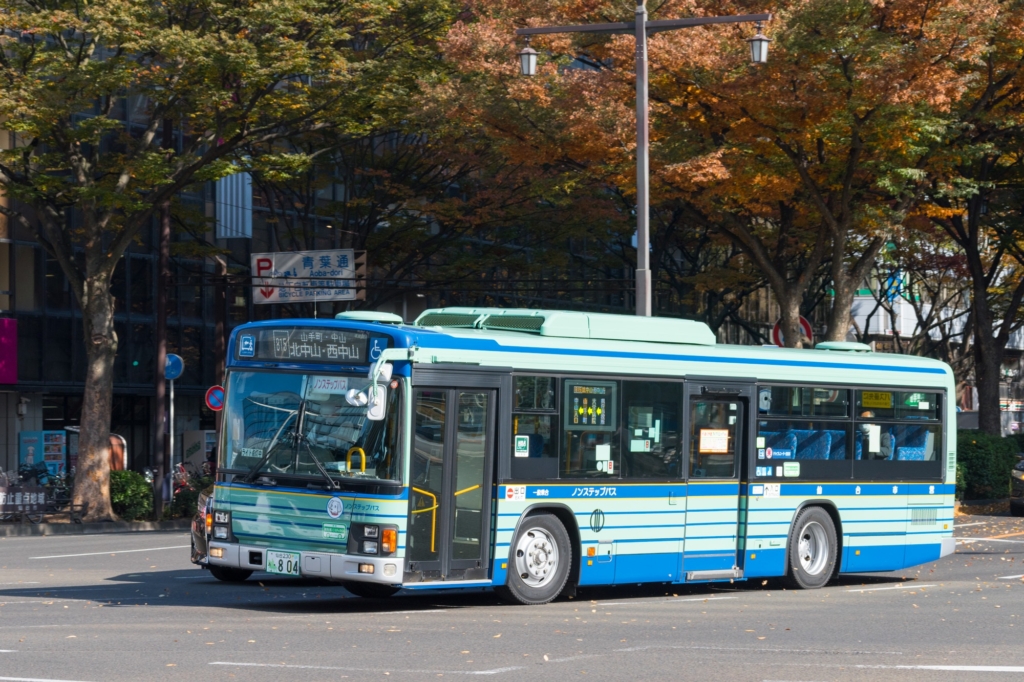 仙台市営バス いすゞエルガ 仙台230あ804