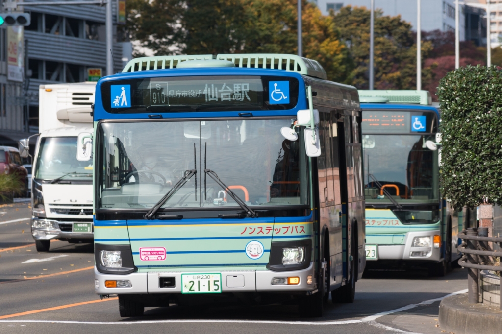 仙台市営バス いすゞエルガ 仙台230あ2115